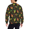 lotus Boho Pattern Print Design LO09 Men Long Sleeve Sweatshirt