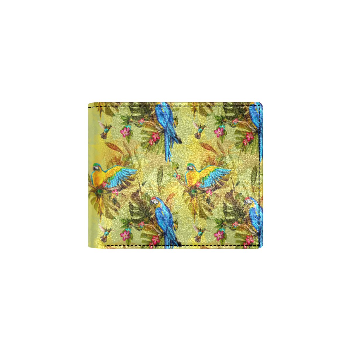 Parrot Pattern Print Design A02 Men's ID Card Wallet