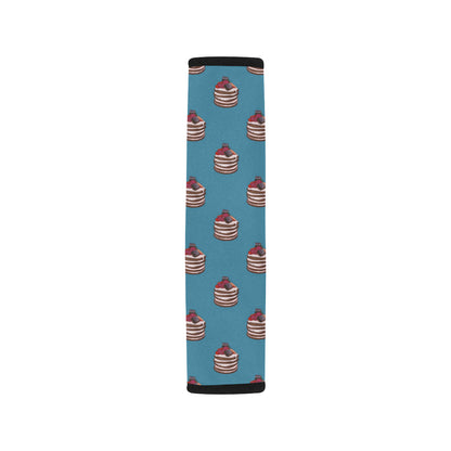 Pancake Pattern Print Design A03 Car Seat Belt Cover