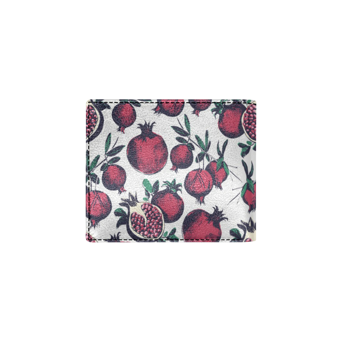 Pomegranate Pattern Print Design PG01 Men's ID Card Wallet