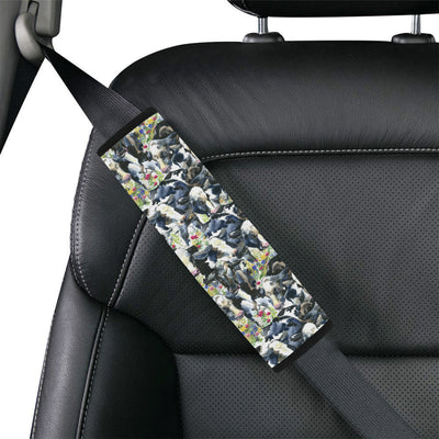 Cow Watercolor Print Pattern Car Seat Belt Cover