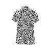 Polynesian Traditional Tribal Men's Short Sleeve Button Up Shirt