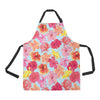 Hibiscus Pattern Print Design HB020 Apron with Pocket