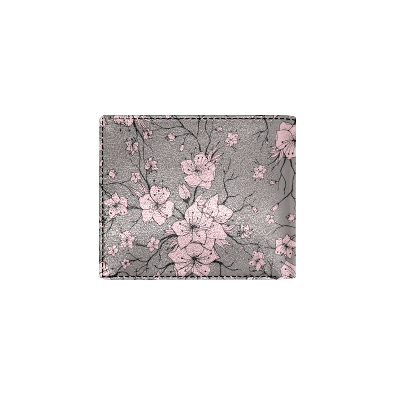 Cherry Blossom Pattern Print Design CB05 Men's ID Card Wallet