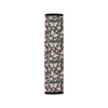 Butterfly Flower Pattern Print Design 07 Car Seat Belt Cover