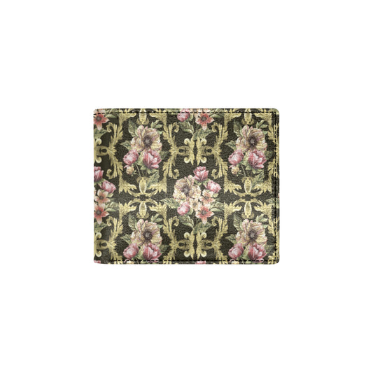 Baroque Pattern Print Design 02 Men's ID Card Wallet