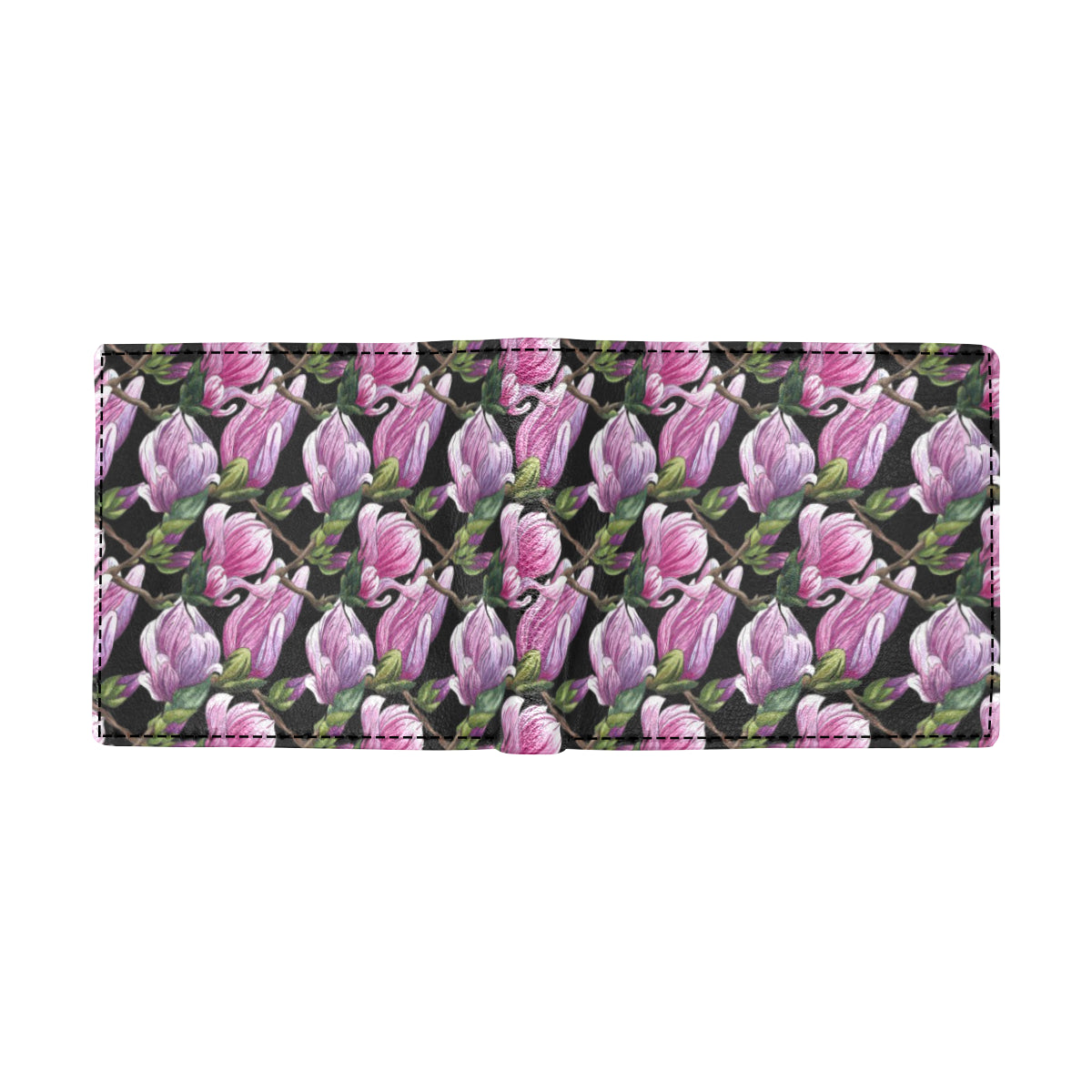 Magnolia Pattern Print Design MAG011 Men's ID Card Wallet