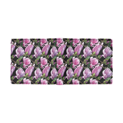 Magnolia Pattern Print Design MAG011 Men's ID Card Wallet