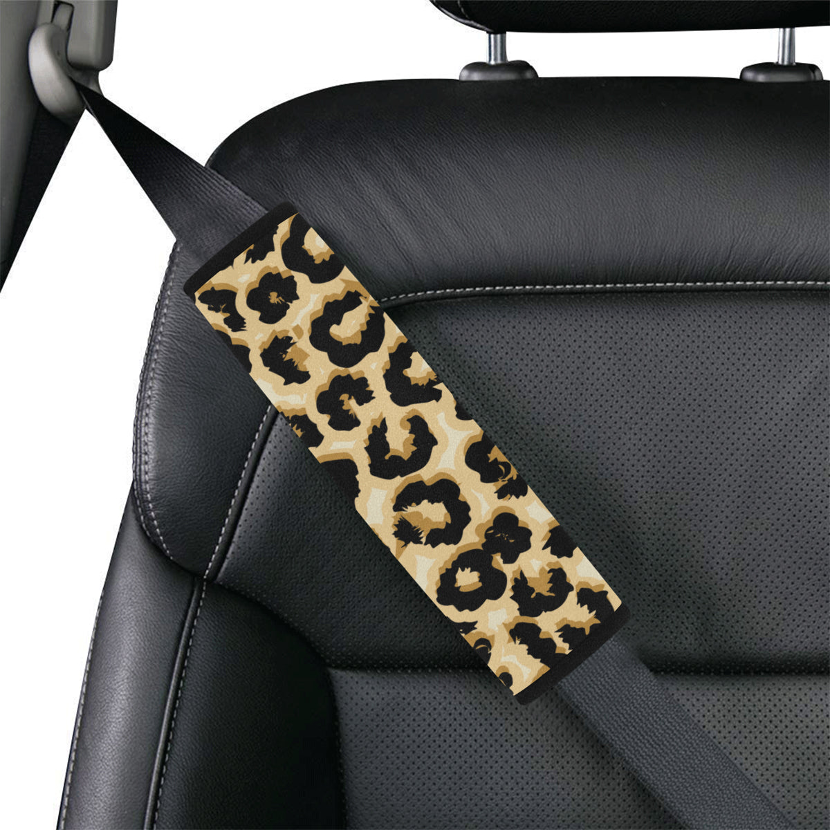 Jaguar Skin Pattern Print Design 02 Car Seat Belt Cover