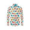 Elephant Colorful Print Pattern Men's Long Sleeve Shirt