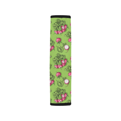 Radish Pattern Print Design A05 Car Seat Belt Cover