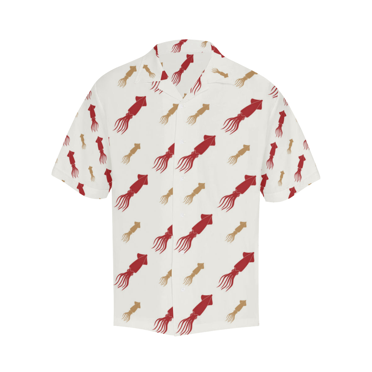 Giant Squid Pattern Print Design 01 Men's Hawaiian Shirt