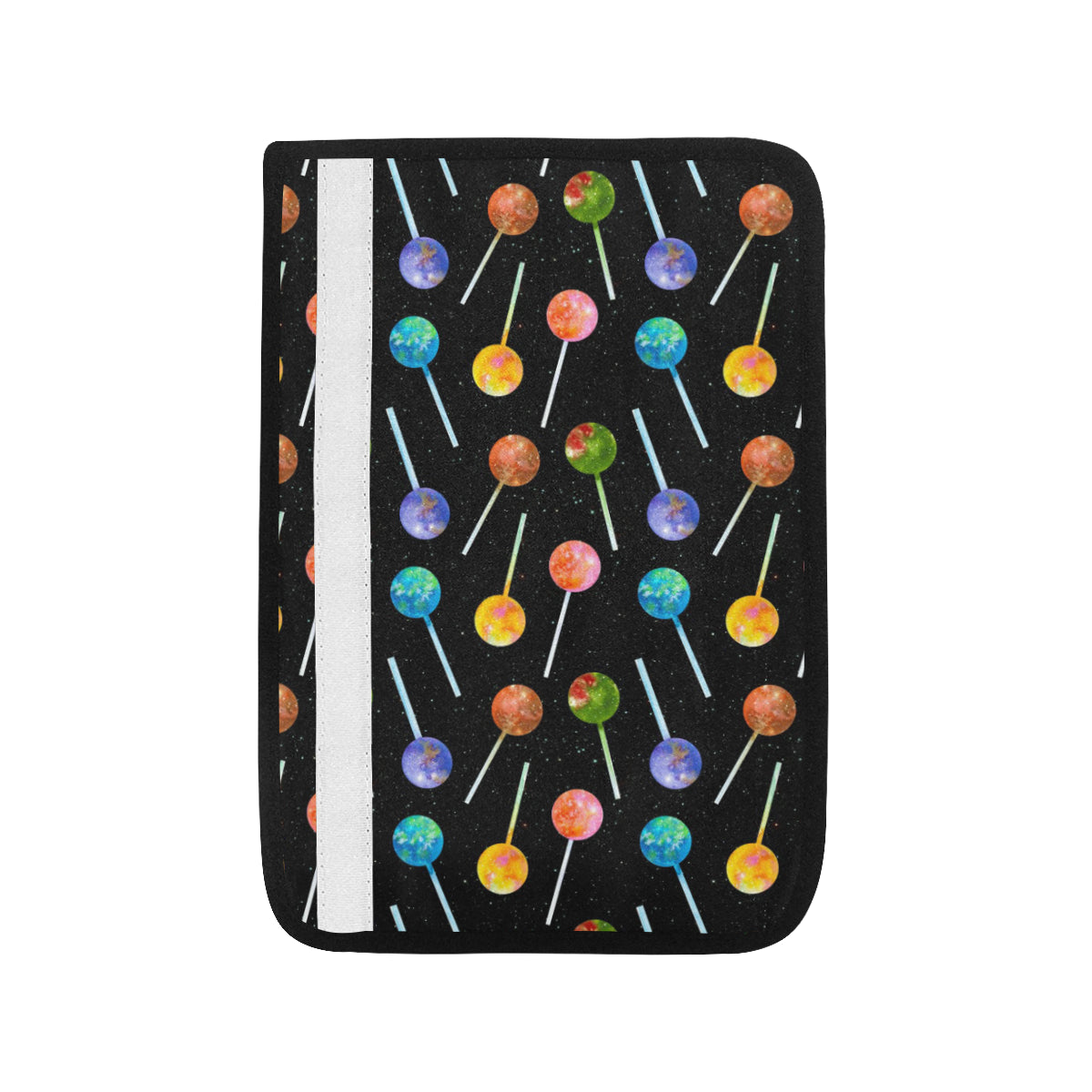Lollipop Pattern Print Design LL04 Car Seat Belt Cover