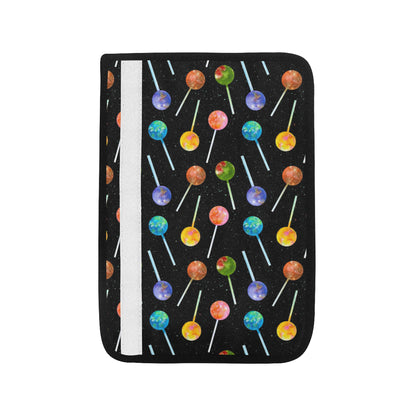 Lollipop Pattern Print Design LL04 Car Seat Belt Cover
