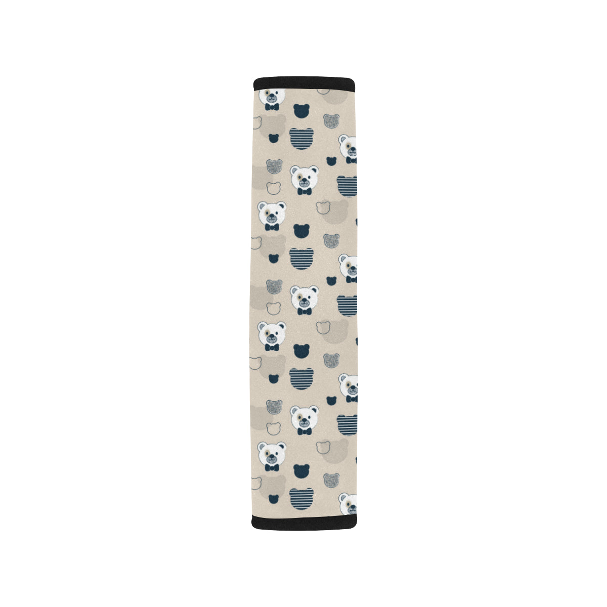 Bear Pattern Print Design 05 Car Seat Belt Cover