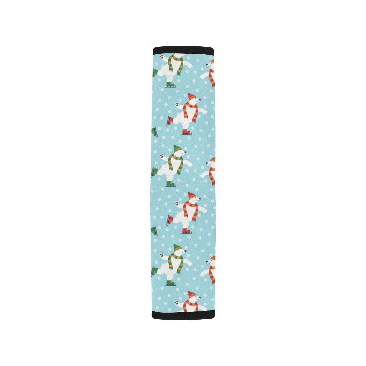 Polar Bear Pattern Print Design PB07 Car Seat Belt Cover