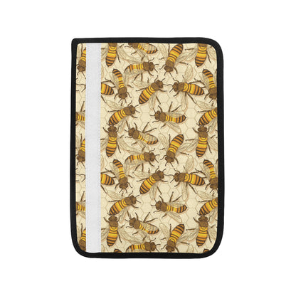 Bee Pattern Print Design BEE05 Car Seat Belt Cover