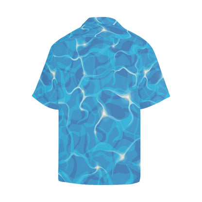 Ocean Reflex Pattern Print Design A02 Men's Hawaiian Shirt