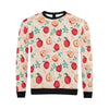 Apple Pattern Print Design AP06 Men Long Sleeve Sweatshirt