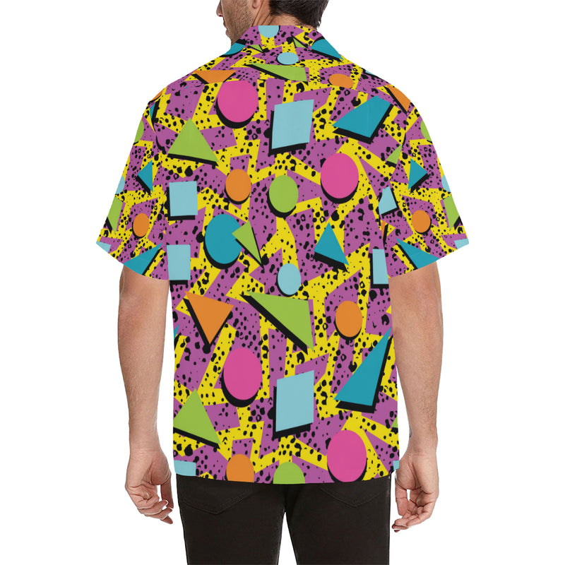 80s Pattern Print Design 1 Men's Hawaiian Shirt