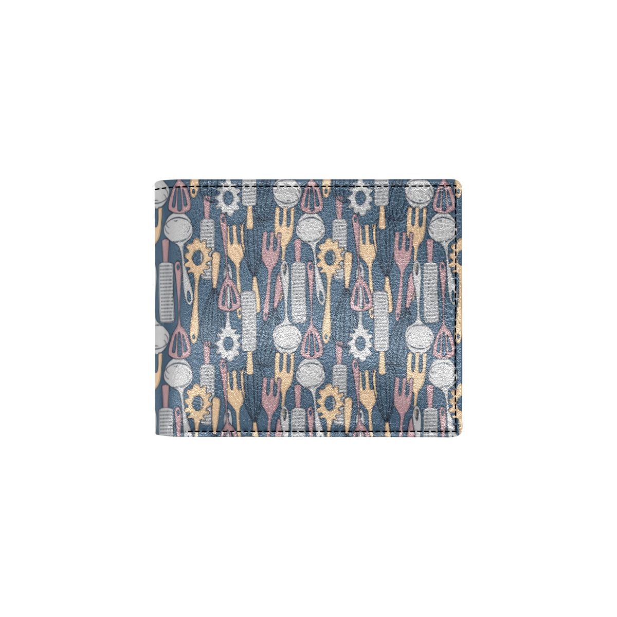 Cooking Kitchen Tools Pattern Print Design 05 Men's ID Card Wallet