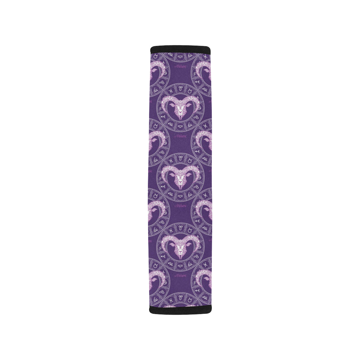 Aries Zodiac Pattern Print Design 02 Car Seat Belt Cover