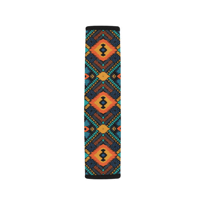 Kente Pattern Print Design 04 Car Seat Belt Cover