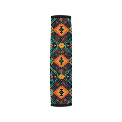 Kente Pattern Print Design 04 Car Seat Belt Cover