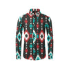 Native Pattern Print Design A08 Men's Long Sleeve Shirt