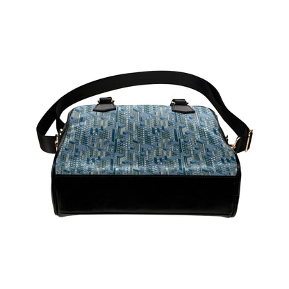 City  Pattern Print Design 01 Shoulder Handbag