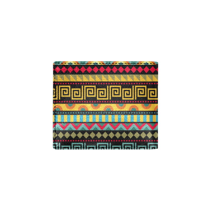 African Pattern Print Design 03 Men's ID Card Wallet