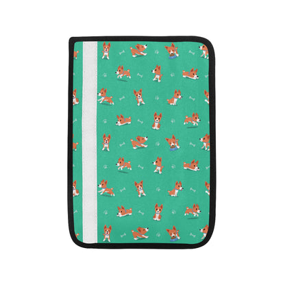Basenji Pattern Print Design 02 Car Seat Belt Cover