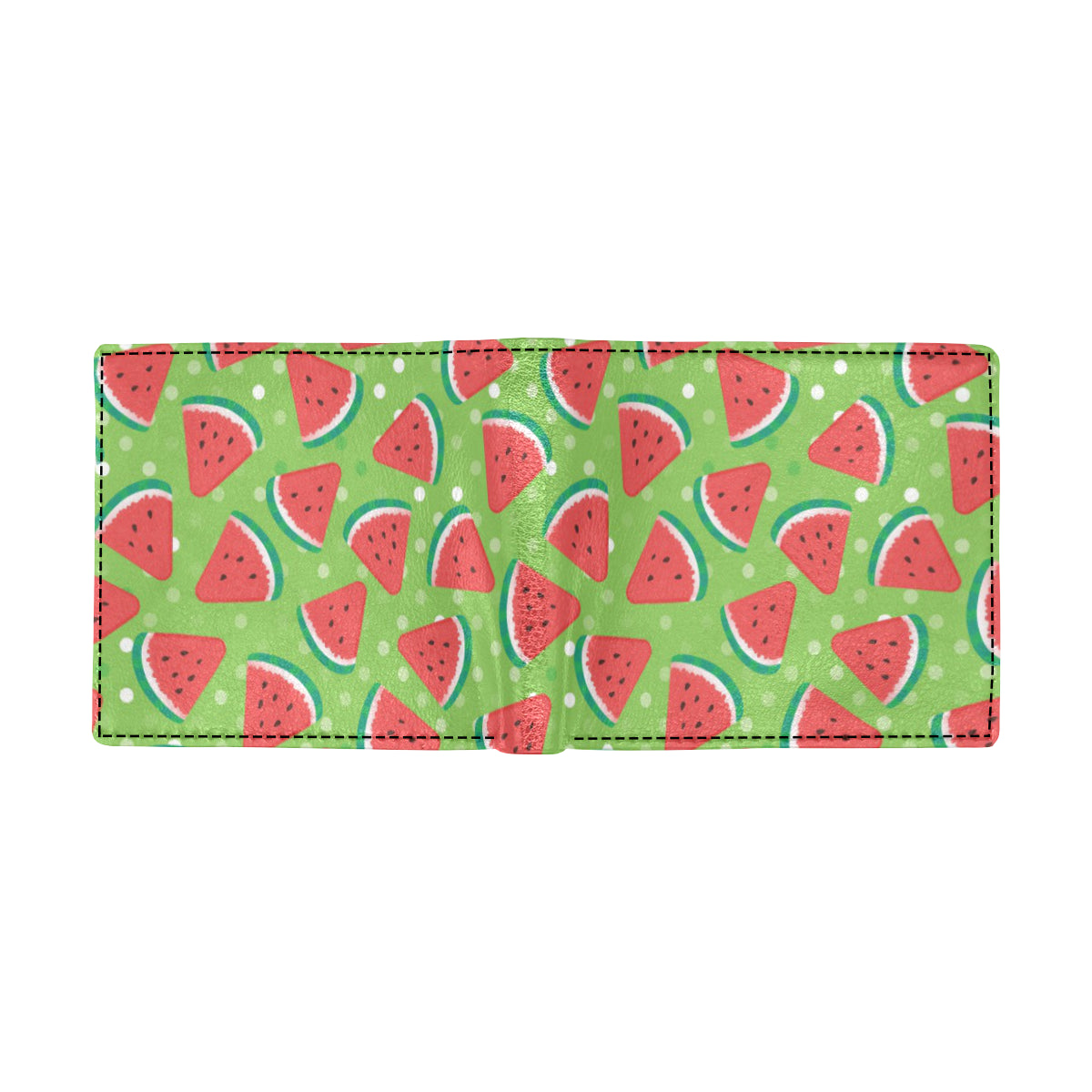 Watermelon Pattern Print Design WM05 Men's ID Card Wallet