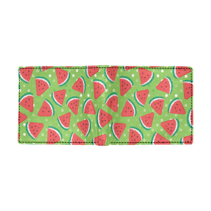 Watermelon Pattern Print Design WM05 Men's ID Card Wallet