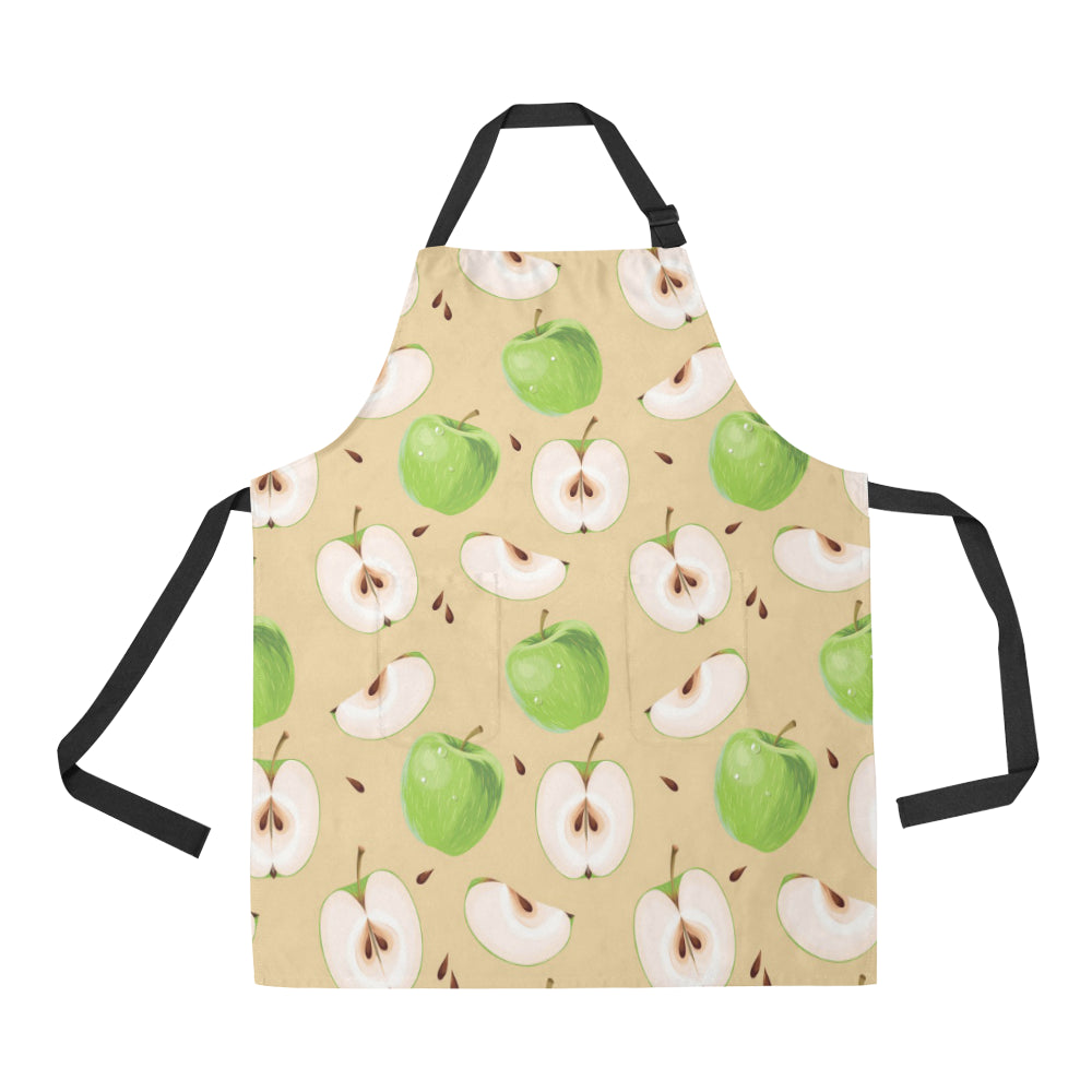 Apple Pattern Print Design AP07 Apron with Pocket