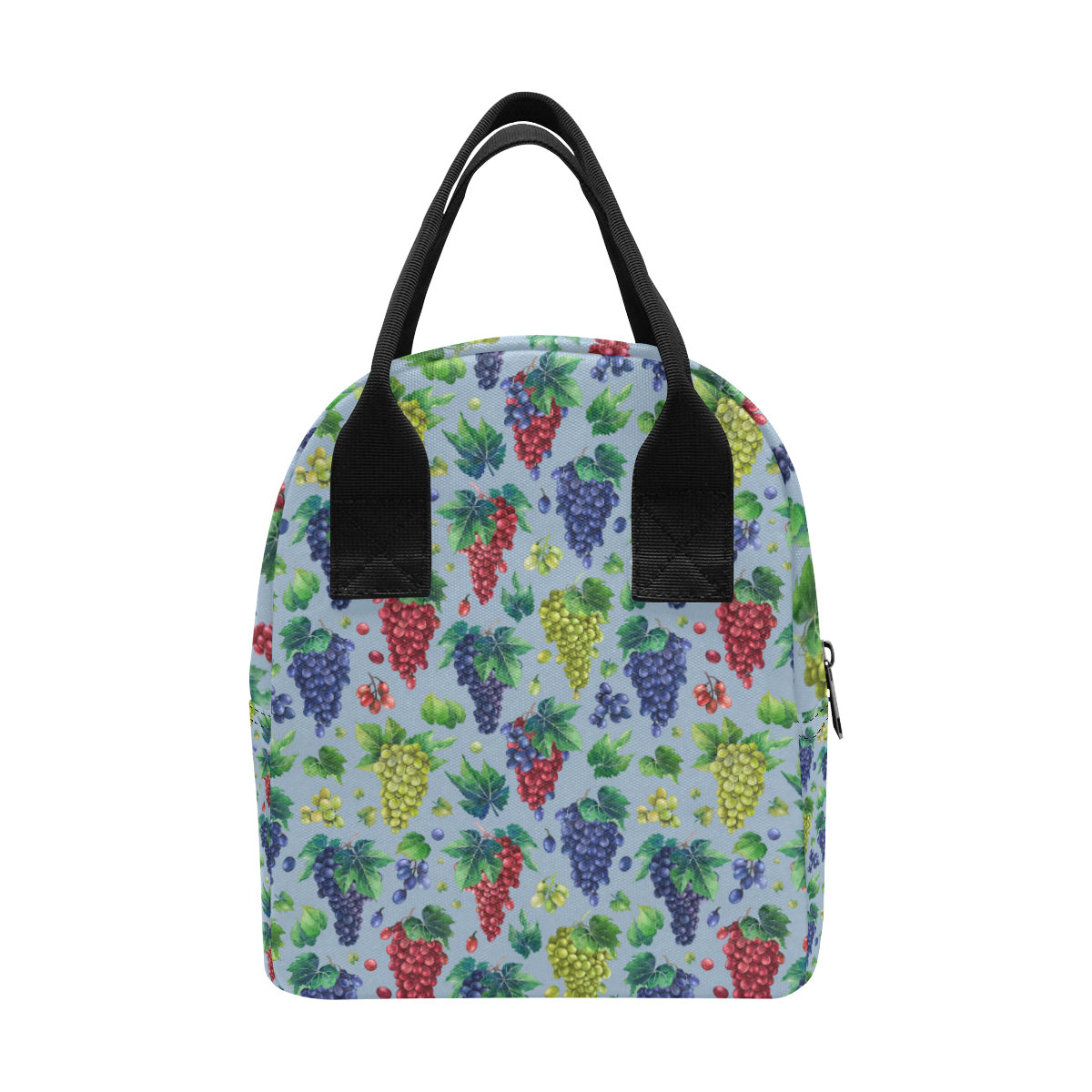 Grape Pattern Print Design GP06 Insulated Lunch Bag