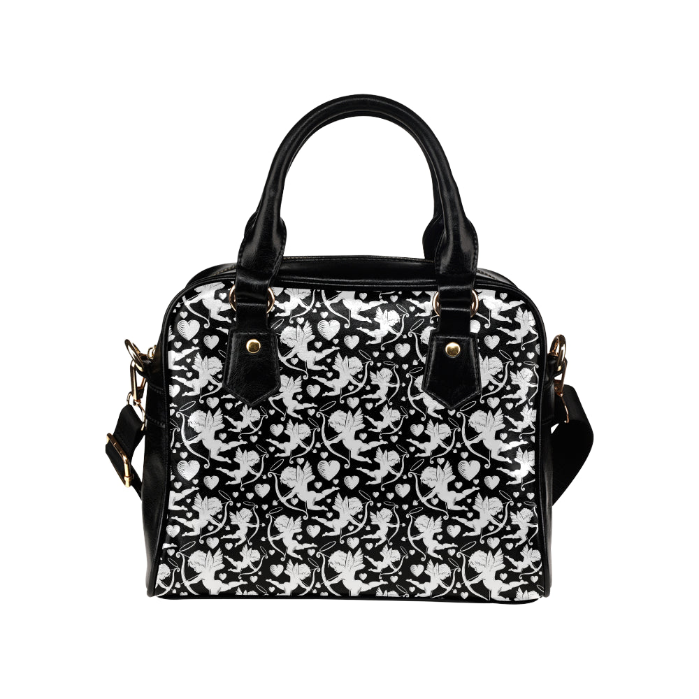 Cupid Pattern Print Design 04 Shoulder Handbag