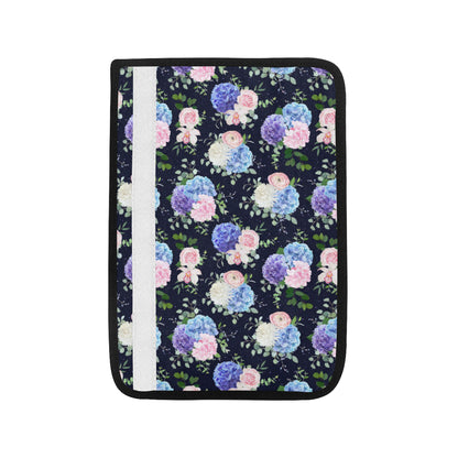 Hydrangea Pattern Print Design HD01 Car Seat Belt Cover