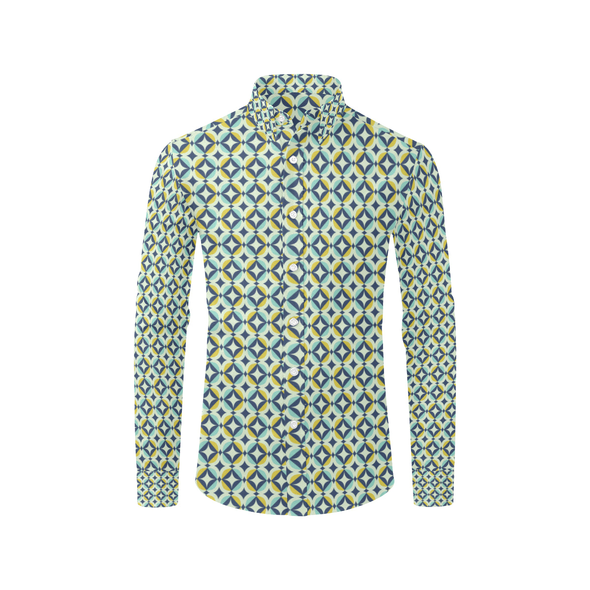 Swedish Design Pattern Men's Long Sleeve Shirt