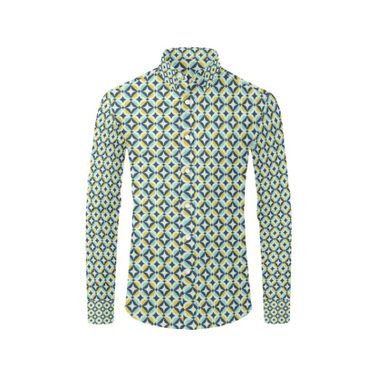 Swedish Design Pattern Men's Long Sleeve Shirt