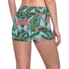 Bird Of Paradise Pattern Print Design BOP01 Yoga Shorts