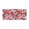 Red Hibiscus Pattern Print Design HB01 Men's ID Card Wallet