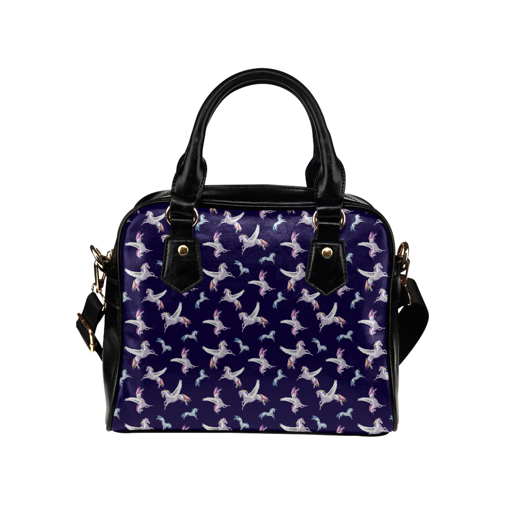 Pegasus Pattern Print Design 02 Shoulder Handbag