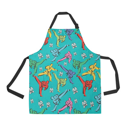 Judo Pattern Print Design 01 Apron with Pocket