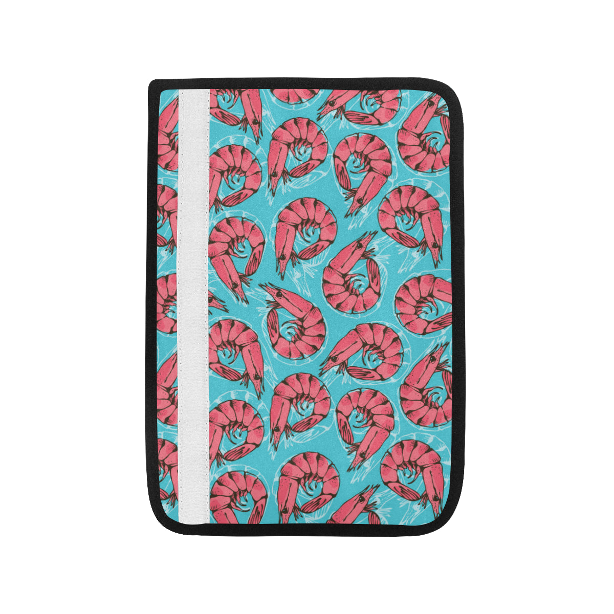 Prawn Pattern Print Design 01 Car Seat Belt Cover
