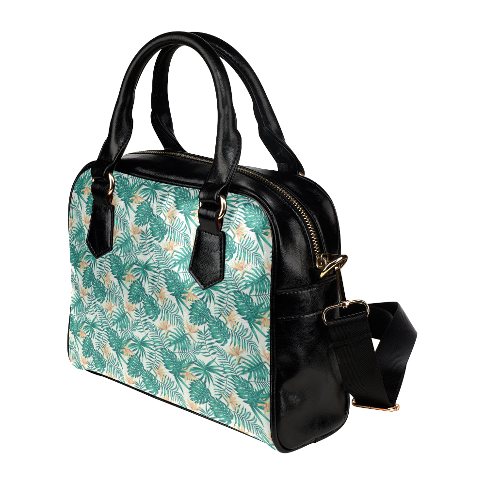 Bird Of Paradise Pattern Print Design 05 Shoulder Handbag