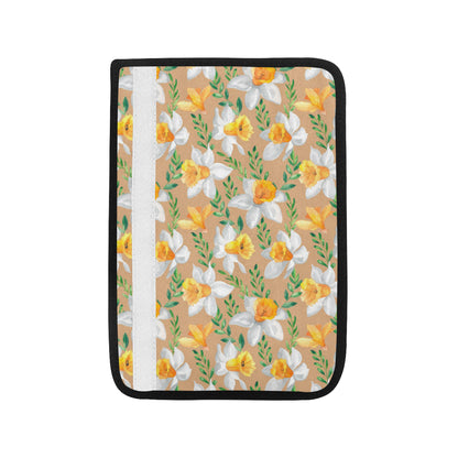 Daffodils Pattern Print Design DF04 Car Seat Belt Cover