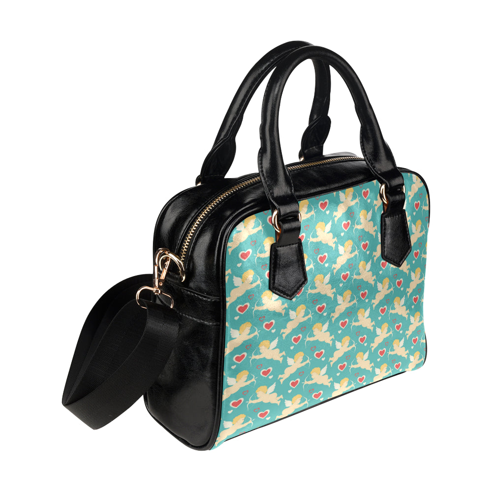 Cupid Pattern Print Design 01 Shoulder Handbag