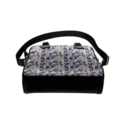 Bird Of Paradise Pattern Print Design 03 Shoulder Handbag