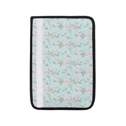Cherry Blossom Pattern Print Design 02 Car Seat Belt Cover
